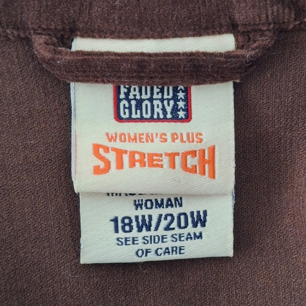 Faded Glory brown corduroy jacket - Picture 6 of 8